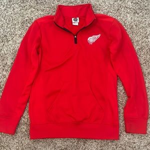Detroit Red Wings half zip sweater